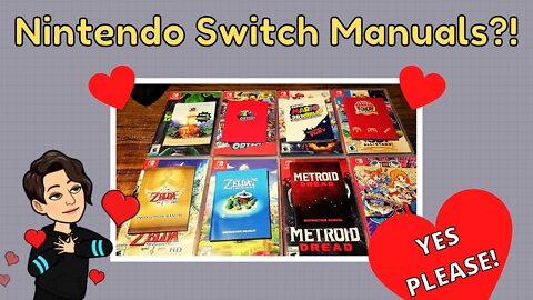 Nintendo Switch Manuals?! | Unofficial Booklets for Your Switch Games!