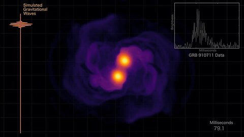 Neutron Star Merger Simulation with Gamma-ray Observations