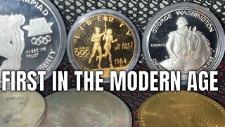 The First U.S. Gold & Silver Coins Produced In The Modern Age