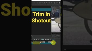 How to trim the start and end of your footage in Shotcut. #shotcut #videoediting #shotcutvideoeditor
