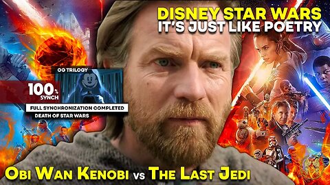 Disney Star Wars It's Just Like Poetry - Obi Wan Kenobi Vs The Last Jedi