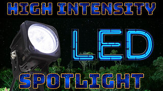 High Intensity LED Handheld Spotlight for Military, Camping & More