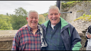 ☘️ Chance Meeting of FDNY Brothers at Blarney Castle ☘️