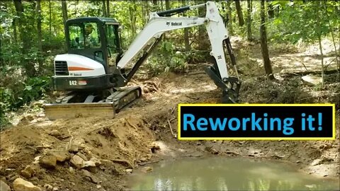Illinois Deer watering hole update, Excavator work, refill! 08-14-19 Kapper Outdoors