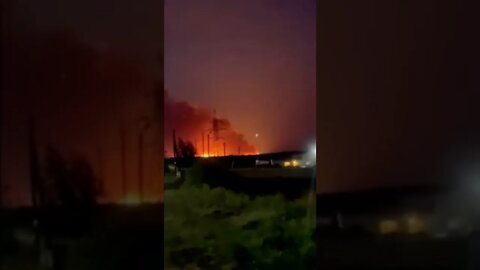 Ammunition depot catches fire in Russia's Belgorod Region, continued explosions, evacuations