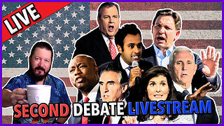 Second Debate ☕ LiveStream 🔥 with Commentary 🇺🇸 🇺🇸 🇺🇸