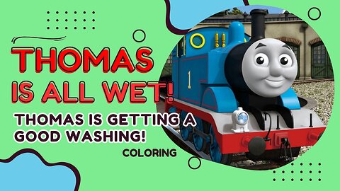 Thomas the Train is getting a good old fashion scrubbing! #thomasandfriends