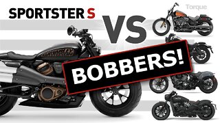 Sportster S vs SCOUT, Street Bob 114, Rebel 1100 and Chief Dark Horse