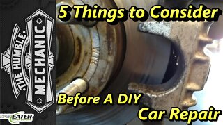5 Things to Consider BEFORE DIY Car Repairs