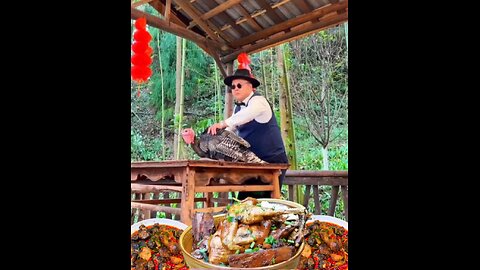 Chinese Man Cooking Unique Delicious Food 😋 😋