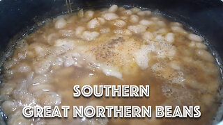 🇺🇸 Southern Great Northern Beans w/Chicken | Making Food Up