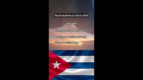 Cuba: 8th Cheapest country to visit this 2024!