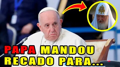 PAPA FRANCISCO DEIXOU CLARO SUA OPINIÃO SOBRE GUERRA NA UCRÂNIA [Congresso de Líderes das Religiões]