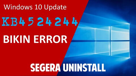 Begini Cara Uninstall Update Windows 10, Jika Windows 10 Sering Macet