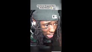 Kai cenat snaps on stream