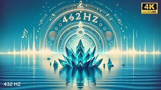 432 Hz Water Crystals Meditation Sound | Harmonizing Nature's Frequencies