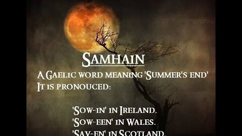 Samhain! And NO that's not Corey's Less talented Brother!