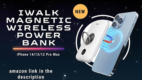 iWALK Magnetic Wireless Power Bank, 6000mAh