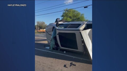 Mets' Alonso: No injury after pickup truck flipped over on Sunday in Tampa