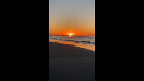 Amazing sunrise at Sunset Beach, NC