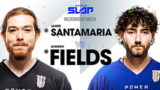 New.!!! Power Slap Wednesday Match: James Santa Maria vs Andrew Fields #powerslap2 #powerslap #slap