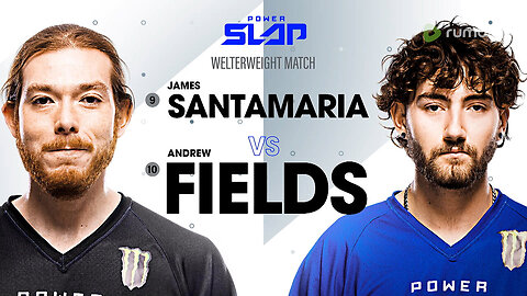 New.!!! Power Slap Wednesday Match: James Santa Maria vs Andrew Fields #powerslap2 #powerslap #slap