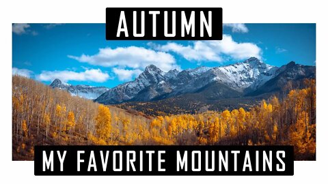 Photographing My Favorite Mountains During Autumn | Lumix G9 Landscape Photography