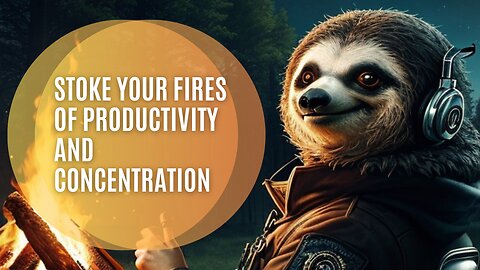 Eta One Campfire - Music for productivity, learning & relaxing with sound of fire