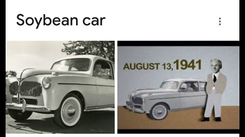 The Ford soybean car