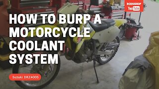 How To Burp Motorcycle Coolant System