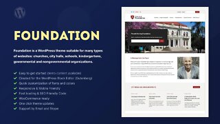 Foundation WordPress Theme - Tutorial & Features