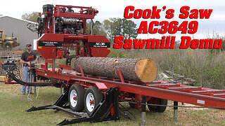 2024 Cooks AC3649 Portable Sawmill Demo