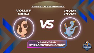Volleyball 6th Game Volley Girlz Vs Pivot Pivot Tournament