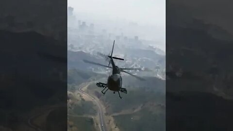 Helicopter Crash In the Mountains GTA 5.