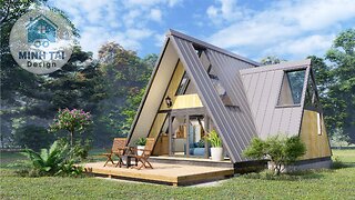 Small House Design Ideas - A Frame House - Minh Tai Design 23