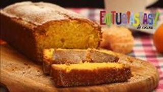 Budín húmedo de mandarinas con cáscara.