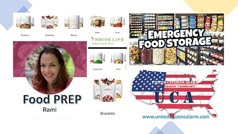 UCA - ALARM - FOOD PREP - THRIVELife - PREP for the COMING DEPRESSION