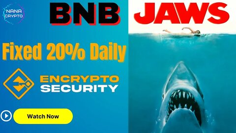 BNB JAWS Review | FIXED 20% DAILY 😱😱😱 | Launching 01/09/2022 at 5 PM UTC