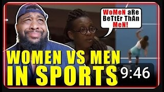 IN FRONT OF CONGRESS Black Woman Says WOMEN Beat MEN in Sports