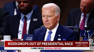 July 21, 2024 - President Joe Biden Drops Out of Race for The White House