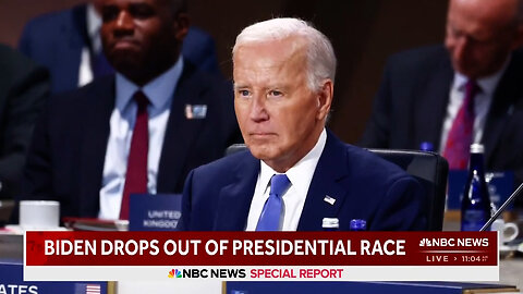 July 21, 2024 - President Joe Biden Drops Out of Race for The White House