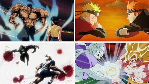 Top 10 fights anime 🔥🔥