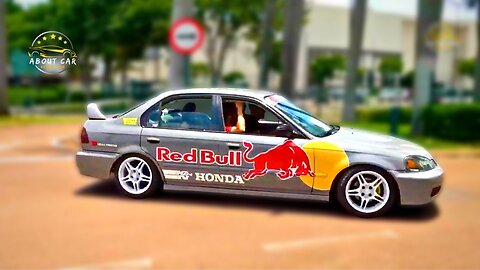 Redbull Car!! Best Drift Cars on the Road Compilation - Part 22