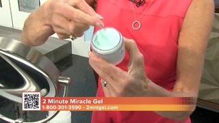 See how easy you can exfoliate your skin at home with 2 Minute Miracle Gel