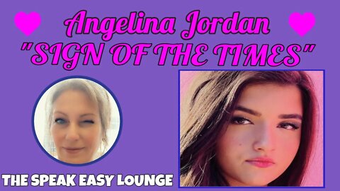 Angelina Jordan Reaction SIGN OF THE TIMES TSEL reacts Angelina Jordan TSEL AJ!