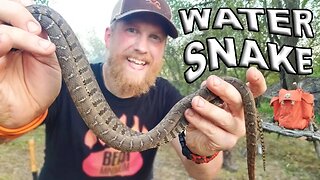 Catch And Cook Water Snake / Day 7 Of 30 Day Survival Challenge Texas