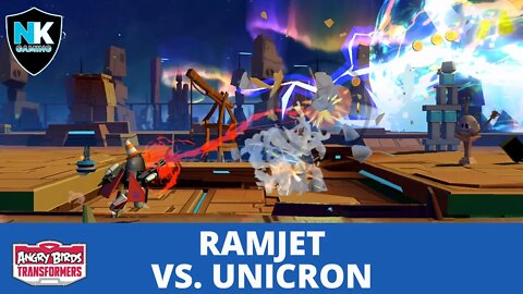Angry Birds Transformers 2.0 - Ramjet vs. Unicron