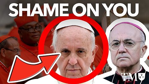 Archbishop Vigano SHAMES Pope Francis and Bishops!