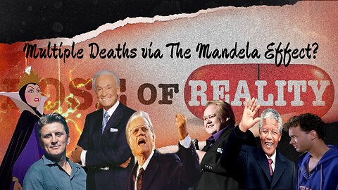 Multiple Deaths via The Mandela Effect? Actions Of The Agent Smiths & MORE From The Horse's Mouth!