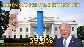 Biden's 3rd Year Approval Rating BOTTOMS OUT